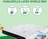 Nệm Cao Su Dunlopillo Latex World Neo - 15cm