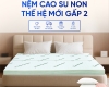 Nệm Cao Su Non Trung Nguyên Gấp 2