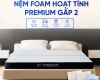 Nệm Foam Hoạt Tính Premium Trung Nguyên Gấp 2