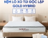 Nệm Lò Xo Túi Độc Lập Gold Hybrid Trung Nguyên