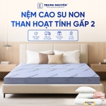 Nệm Cao Su Non Hoạt Tính Trung Nguyên Gấp 2