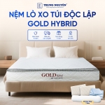 Nệm Lò Xo Túi Độc Lập Gold Hybrid Trung Nguyên
