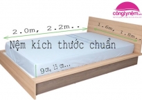 Khám phá các kích thước nệm tiêu chuẩn và phổ biến nhất hiện nay