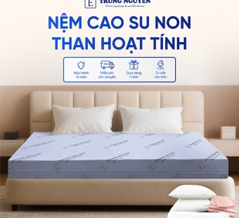 Nệm Cao Su Non Hoạt Tính Trung Nguyên