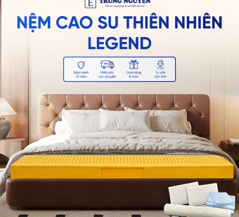  Nệm Cao Su Thiên Nhiên Trung Nguyên Legend