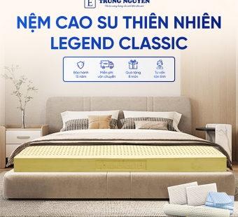 Nệm Cao Su Thiên Nhiên Trung Nguyên Legend Classic