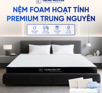 Nệm Foam Hoạt Tính Premium Trung Nguyên