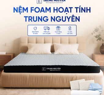 Nệm Foam Hoạt Tính Trung Nguyên