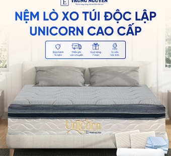Nệm Lò Xo Túi Độc Lập Unicorn Trung Nguyên