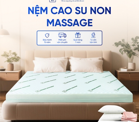 Nệm Cao Su Non Massage Trung Nguyên