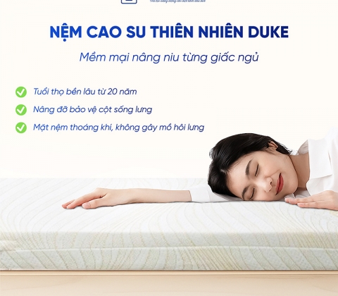 Nệm Cao Su Thiên Nhiên Trung Nguyên Gold