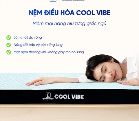 Nệm Điều Hòa Cool Vibe Trung Nguyên