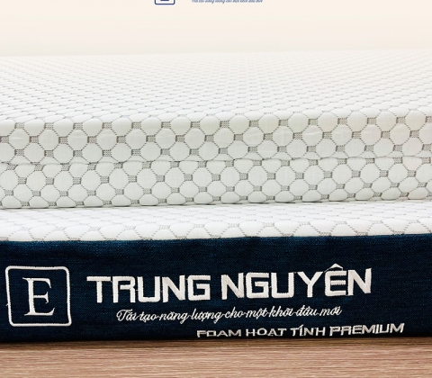 Nệm Foam Hoạt Tính Premium Trung Nguyên Gấp 2