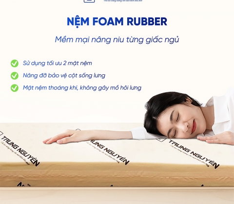 Nệm Rubber Foam Trung Nguyên