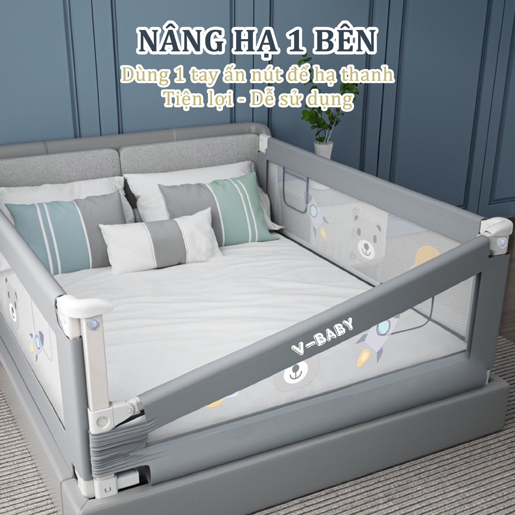 Thanh chắn giường cho bé V-Baby